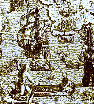 Natives and Spaniards